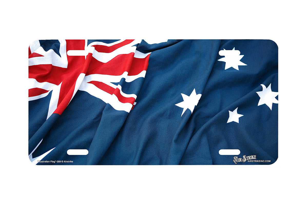 "Australian Flag" - Decorative License Plate