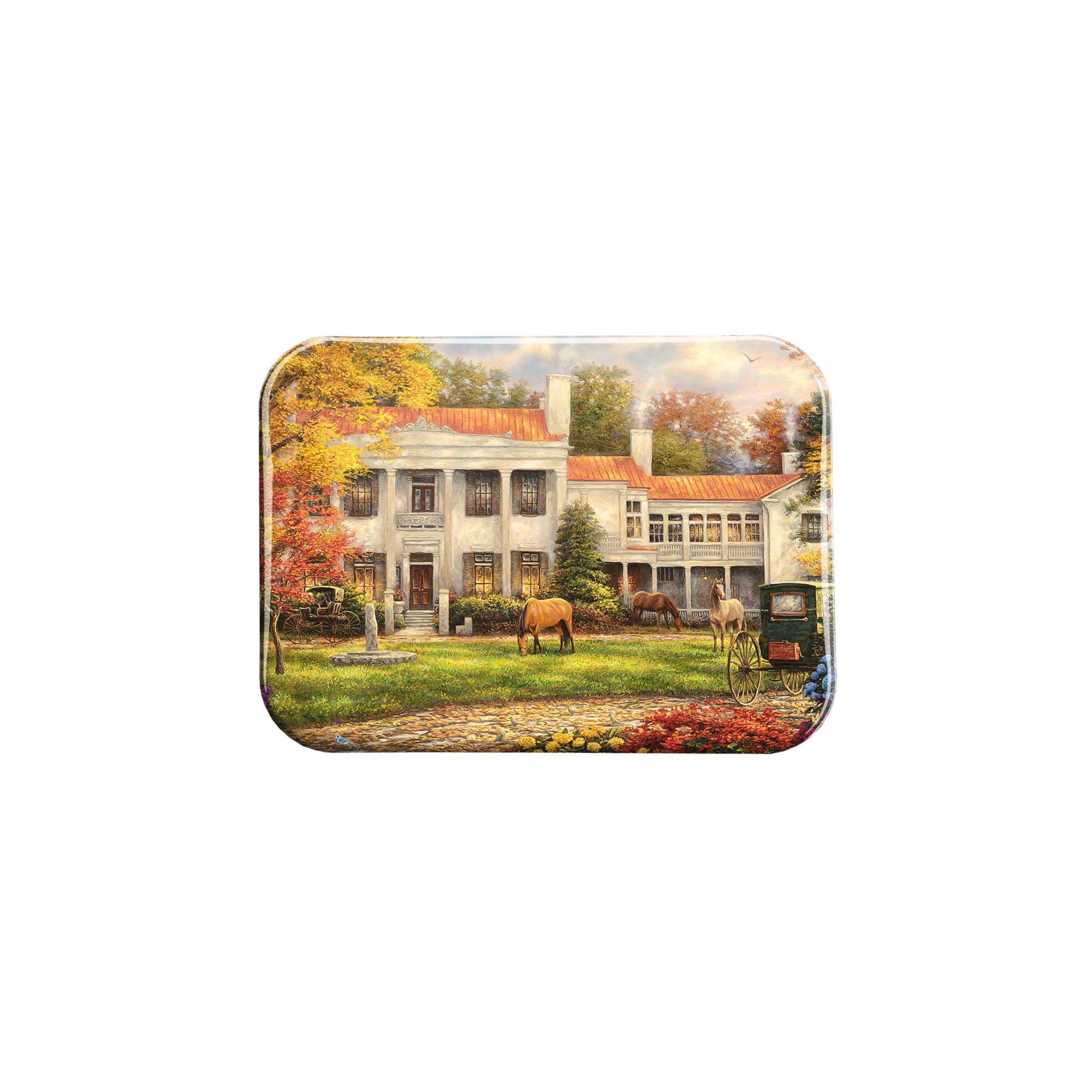 "Autumn Afternoon At Belle Meade" - 2.5" X 3.5" Rectangle Fridge Magnets