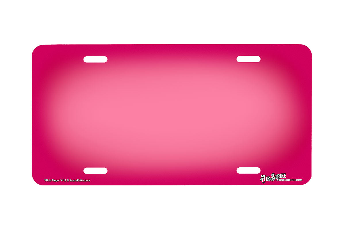 "Pink Ringer" - Decorative License Plate