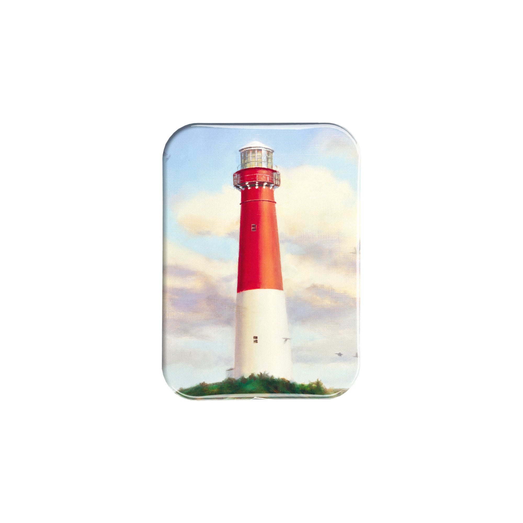 "Barnegat Lighthouse" - 2.5" X 3.5" Rectangle Fridge Magnets