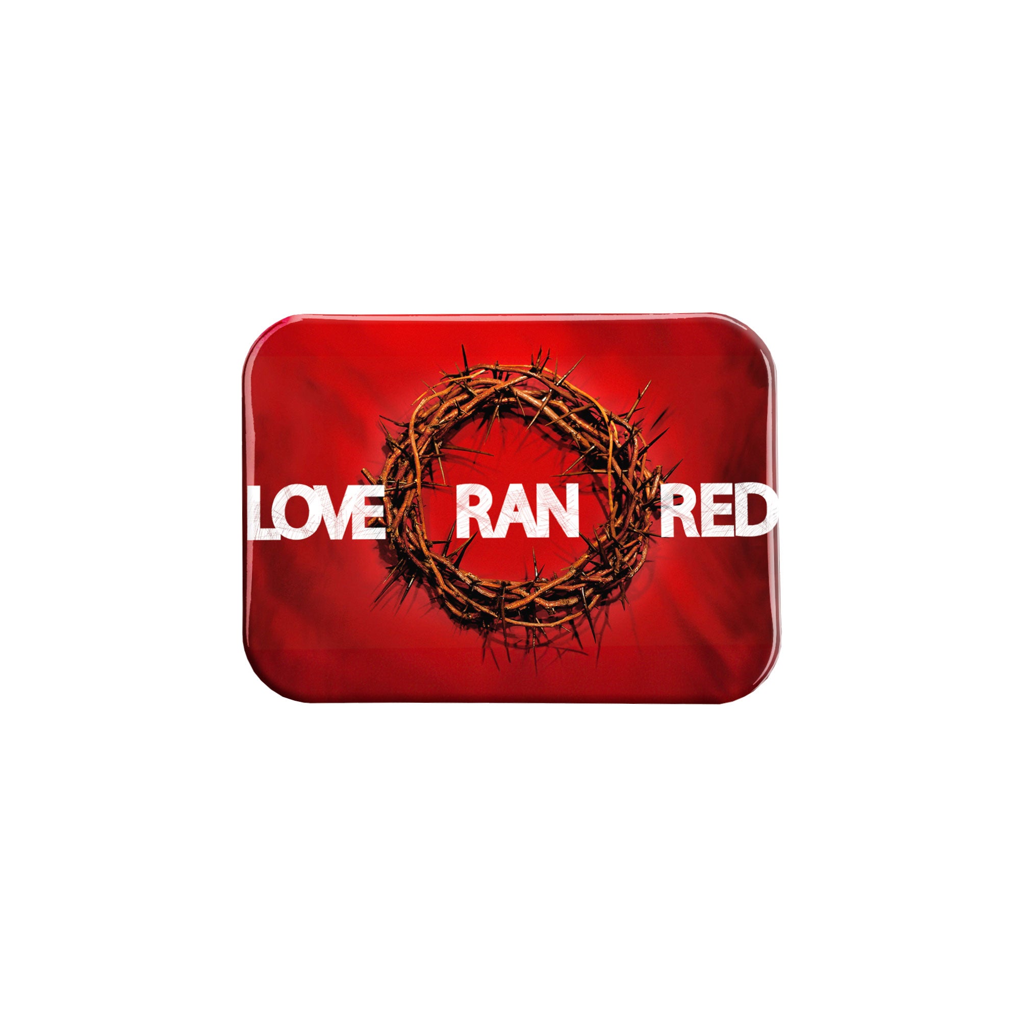 "Love Ran Red" - 2.5" X 3.5" Rectangle Fridge Magnets