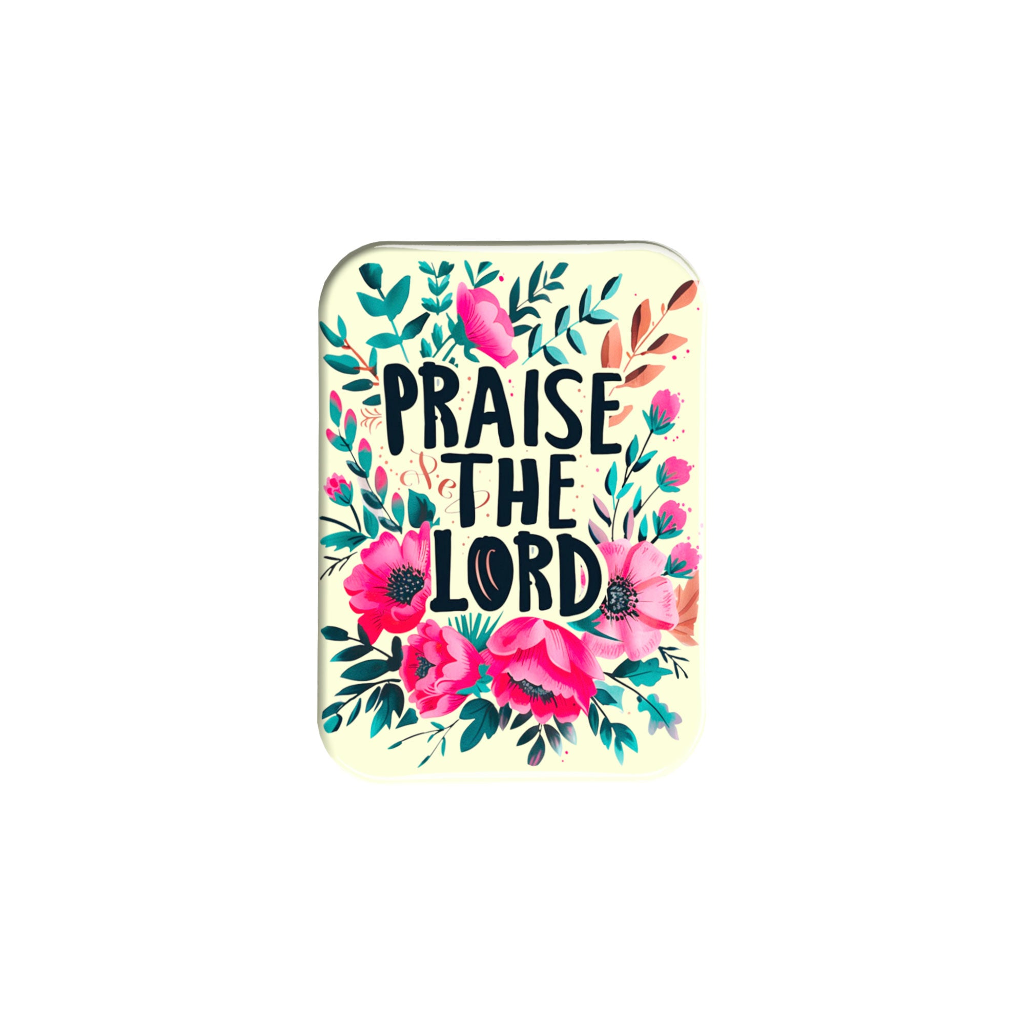 "Praise the Lord" - 2.5" X 3.5" Rectangle Fridge Magnets