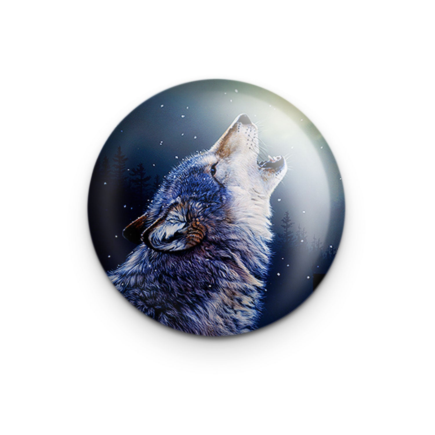 "Ascending Song" - 1" Round Pinback Button