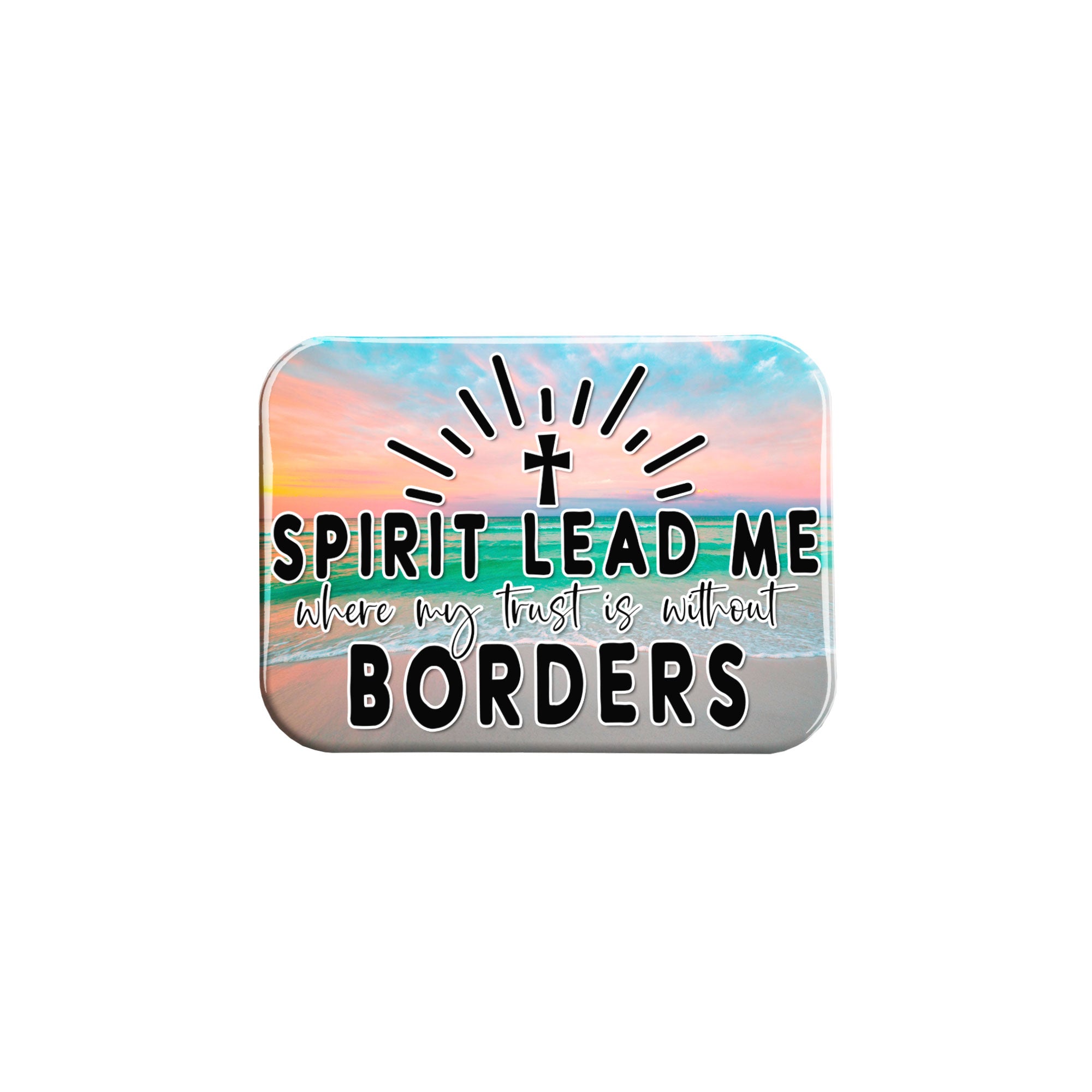 "Spirit Lead Me" - 2.5" X 3.5" Rectangle Fridge Magnets