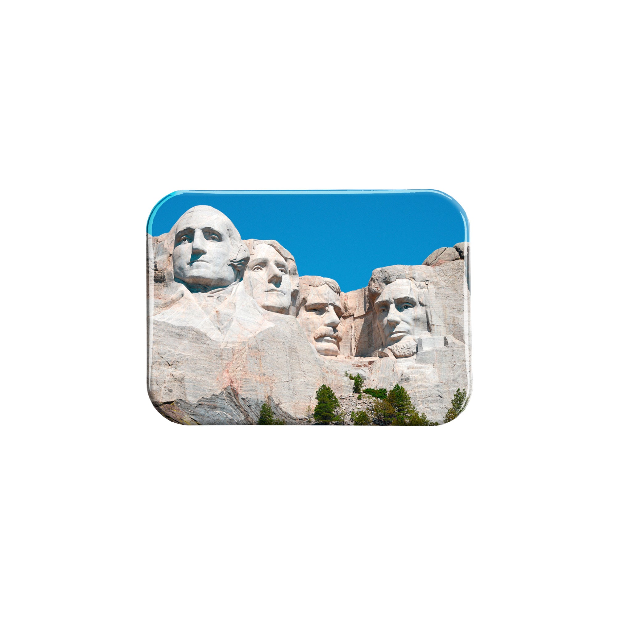 "Mount Rushmore" - 2.5" X 3.5" Rectangle Fridge Magnets