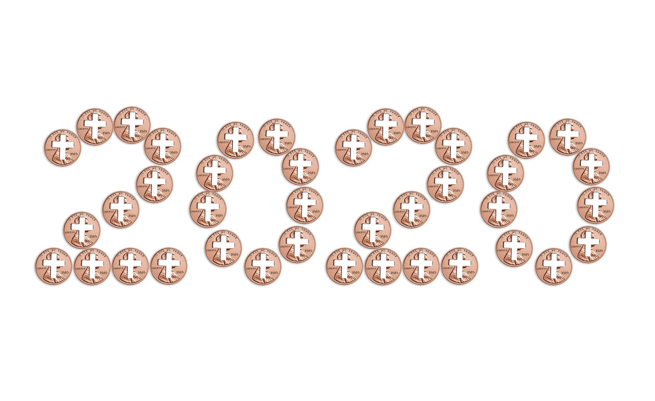 2020 Pennies from Heaven Cross Penny for Christians