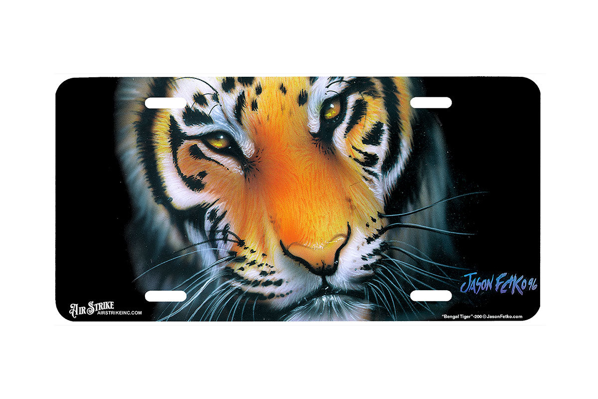 "Bengal Tiger" - Decorative License Plate