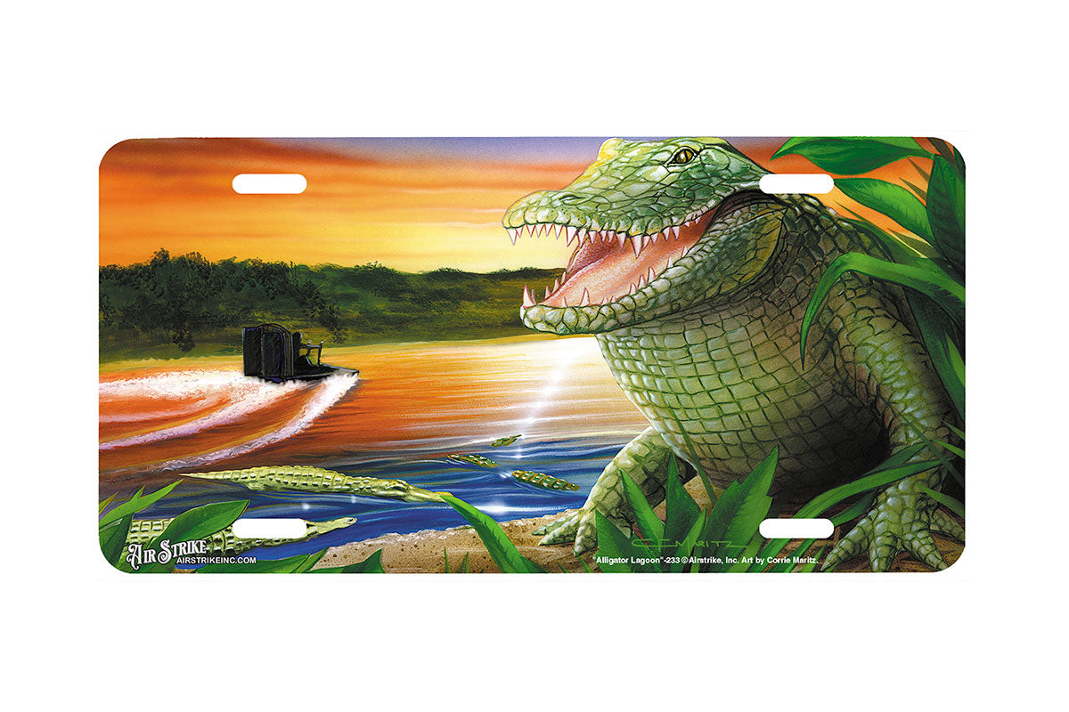 "Alligator Lagoon" - Decorative License Plate
