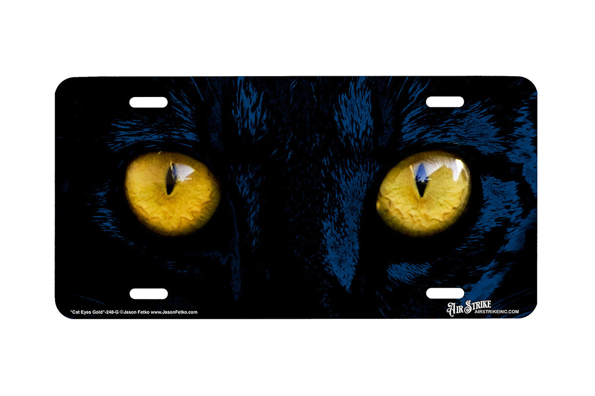 "Cat Eyes" - Decorative License Plate