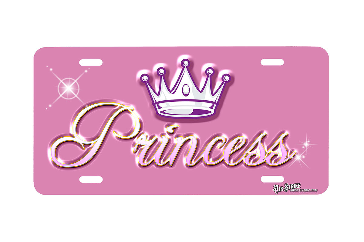 "Princess" - Decorative License Plate