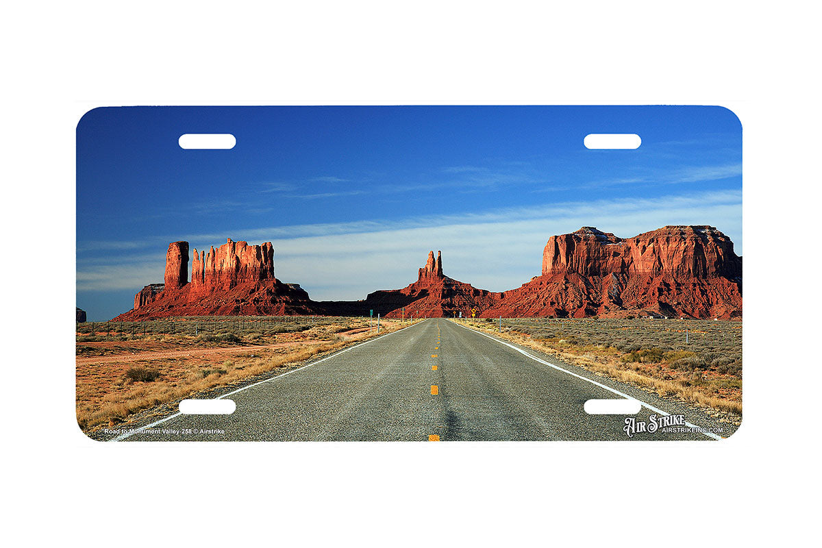 "Road to Monument Valley" - Decorative License Plate