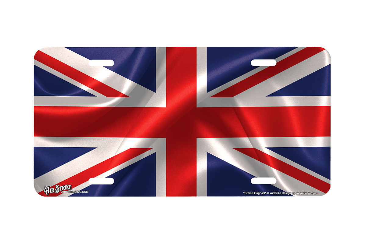 "British Flag" - Decorative License Plate