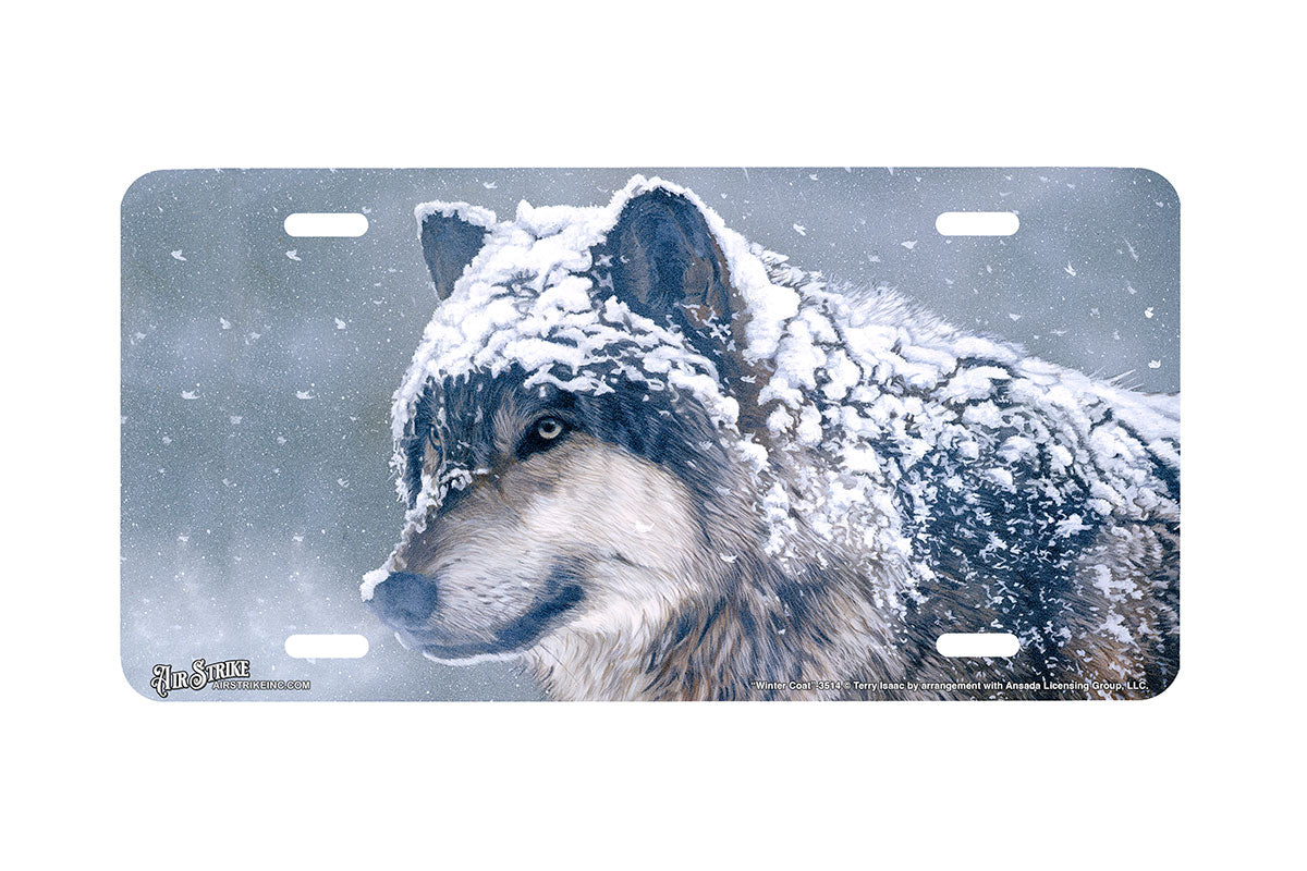 "Winter Coat" - Decorative License Plate