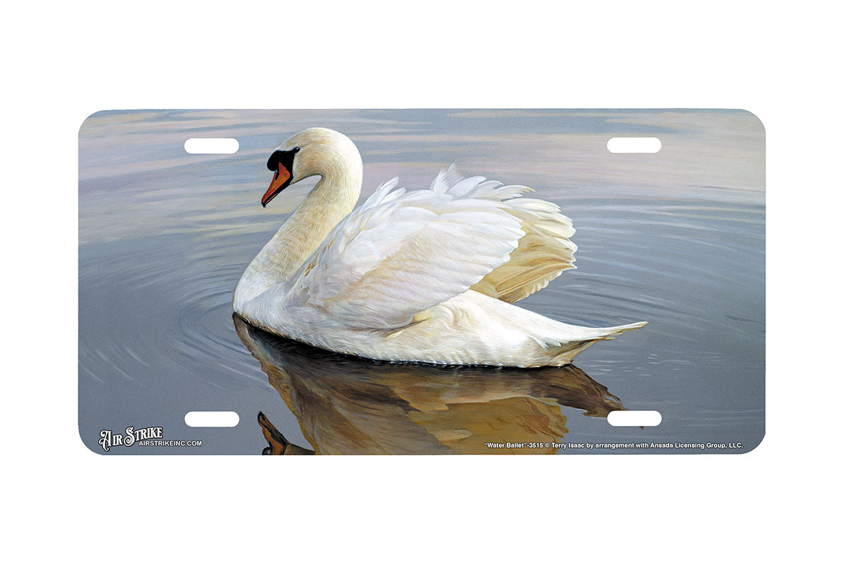 "Mute Swan" - Decorative License Plate