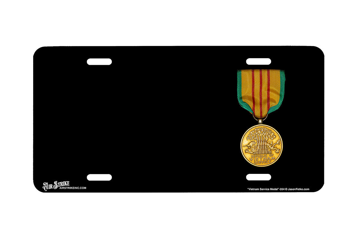"Vietnam Service Medal" - Decorative License Plate
