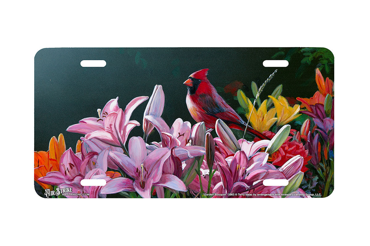 "Garden Bouquet" - Decorative License Plate