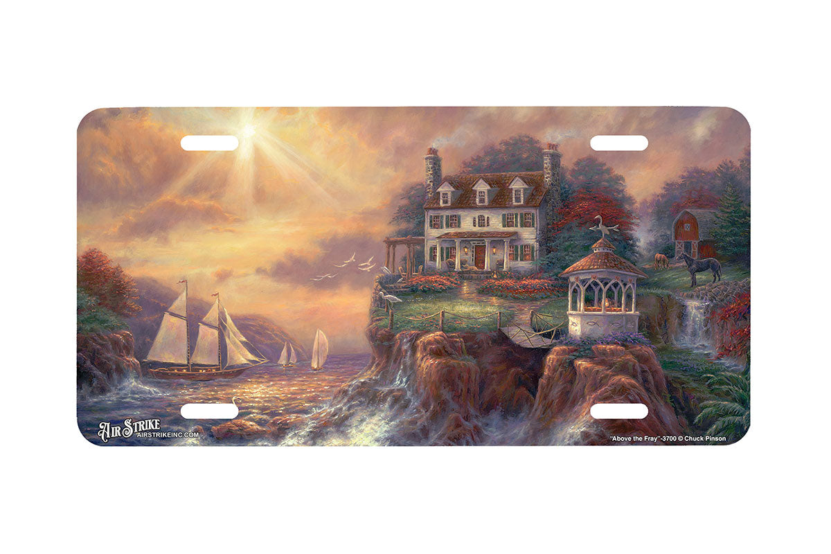 "Above The Fray" - Decorative License Plate