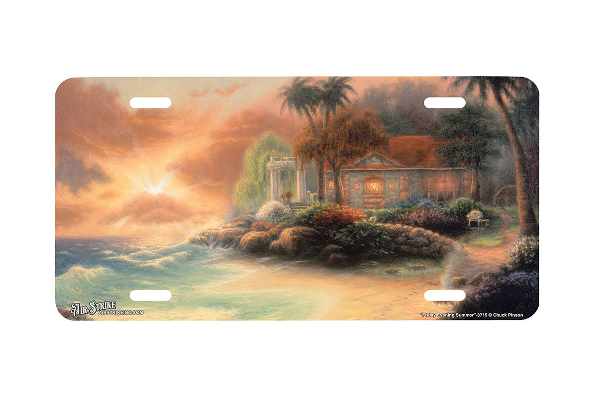 "Friday Evening Summer" - Decorative License Plate