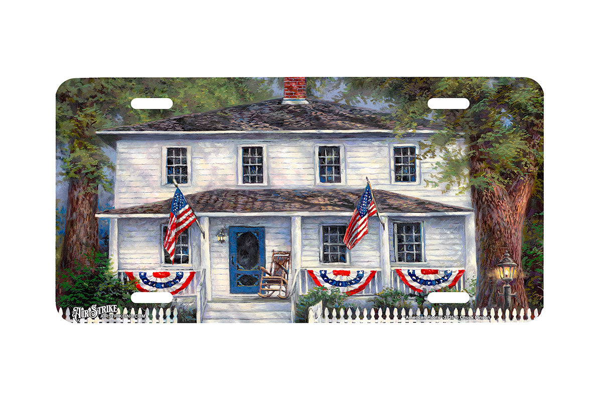"American Roots" - Decorative License Plate