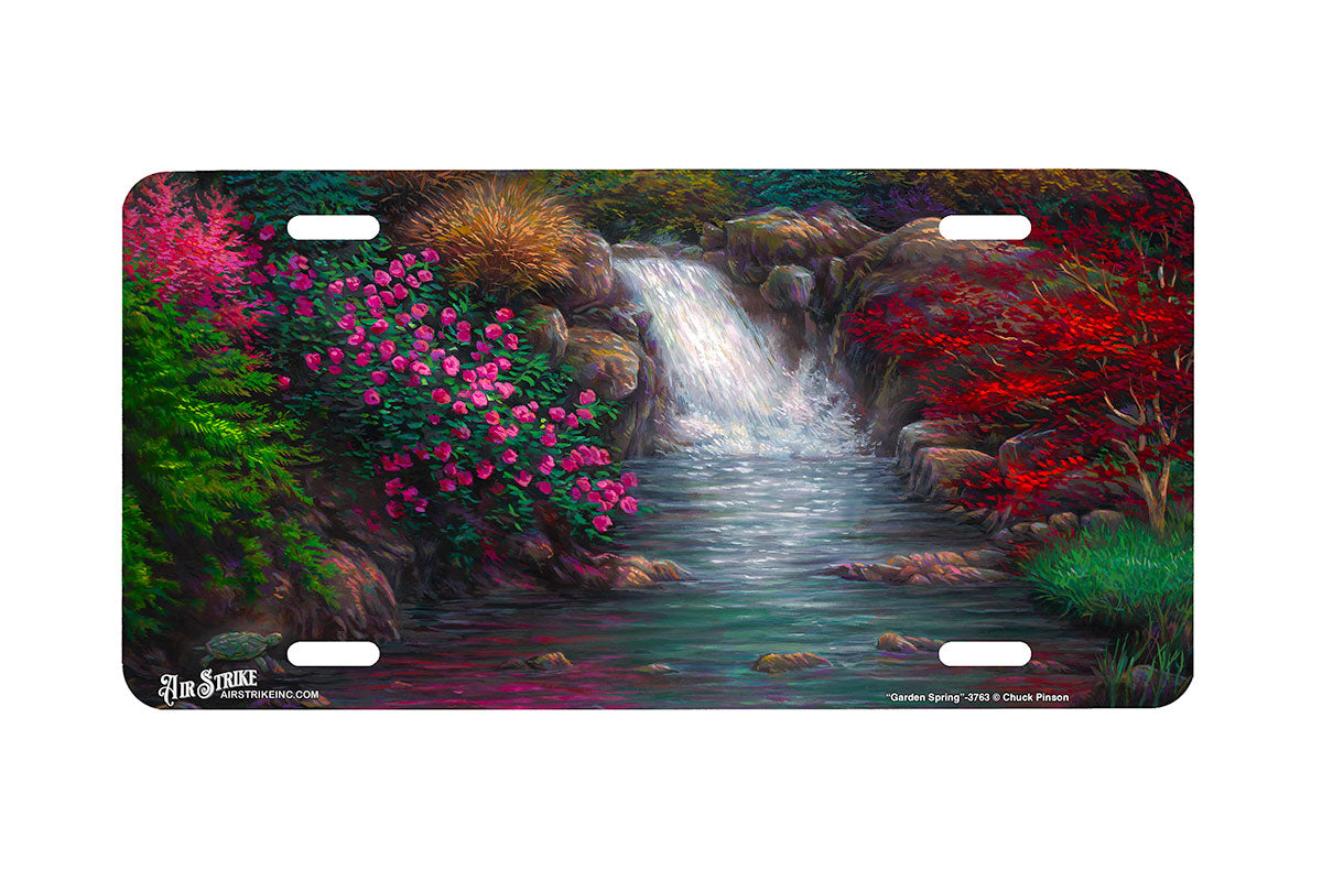 "Garden Spring" - Decorative License Plate