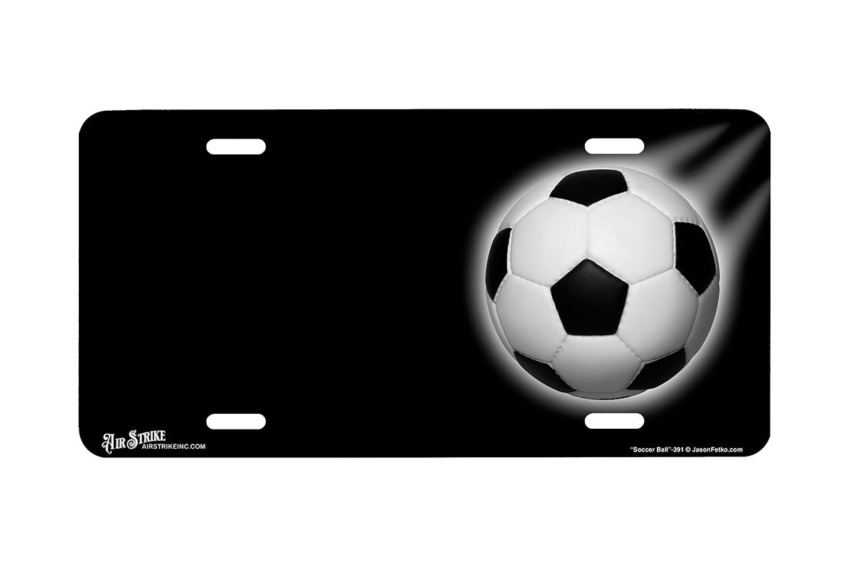 "Soccer Ball" - Decorative License Plate