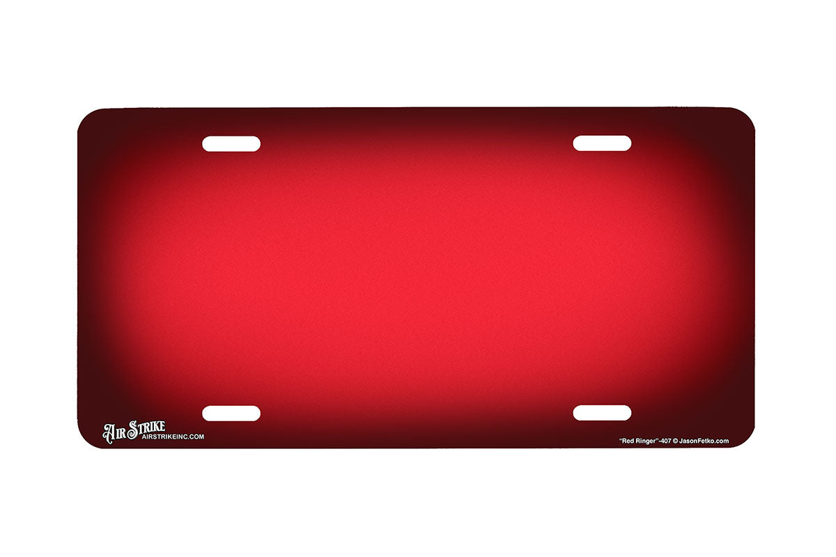 "Red Ringer" - Decorative License Plate