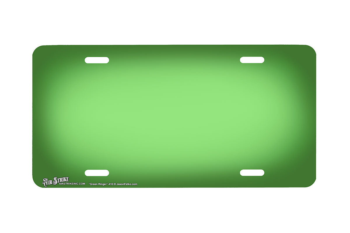 "Green Ringer" - Decorative License Plate