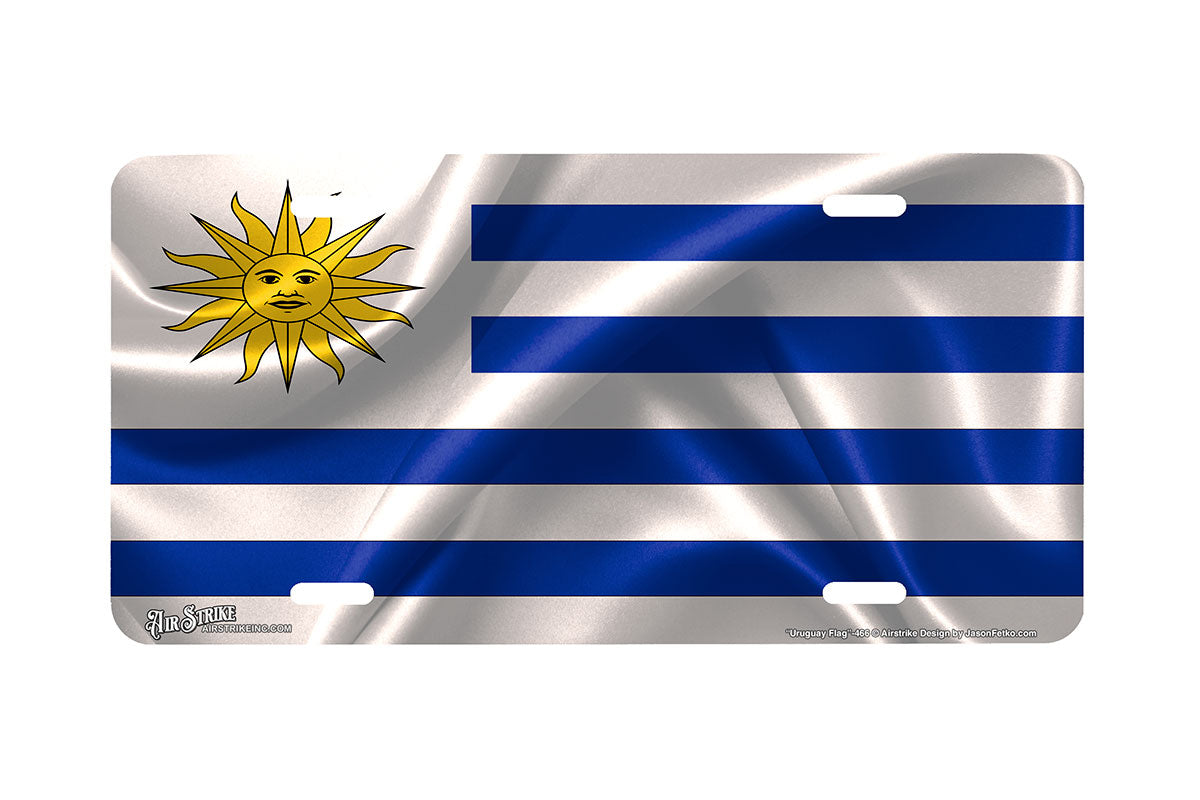 "Uruguay Flag" - Decorative License Plate