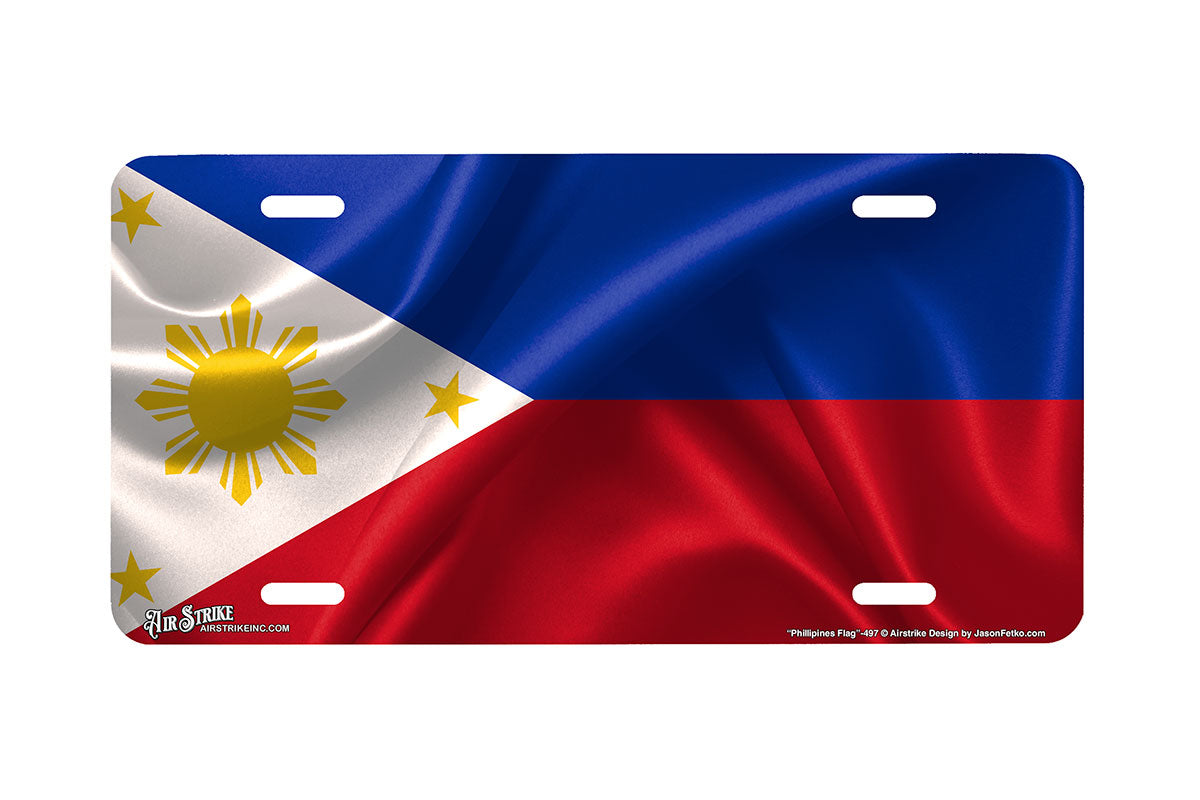 "Phillipines Flag" - Decorative License Plate