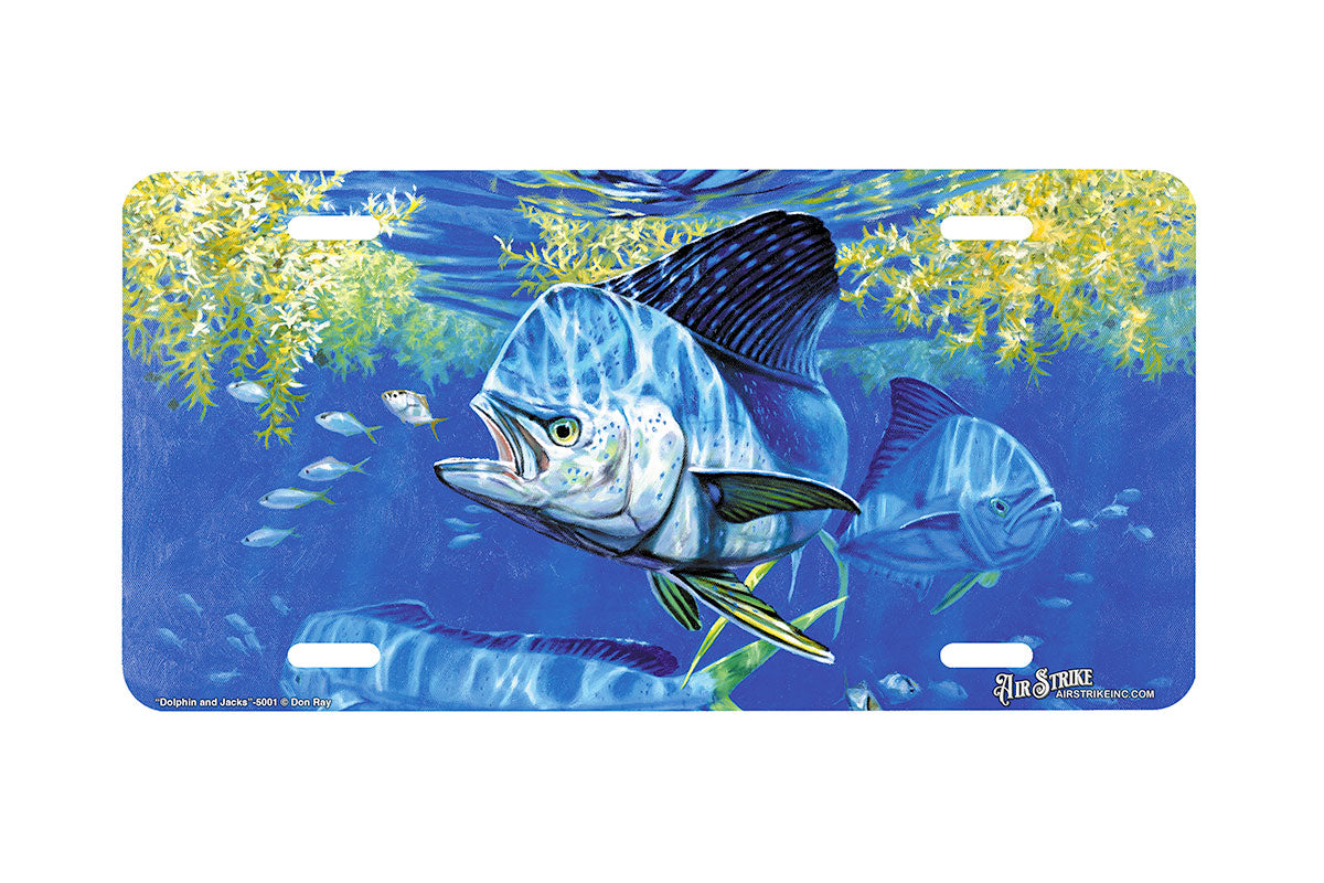 Airstrike® Fishing License Plates 5001-Dolphin