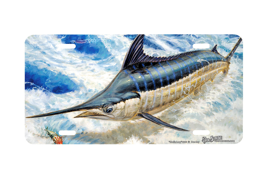 Airstrike® Fishing License Plates 5004-Blue