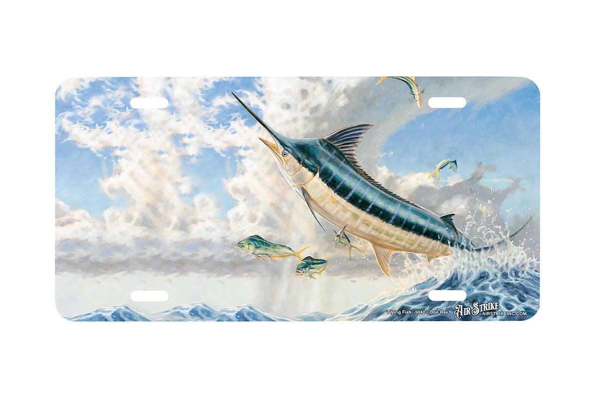"Flying Fish" - Decorative License Plate