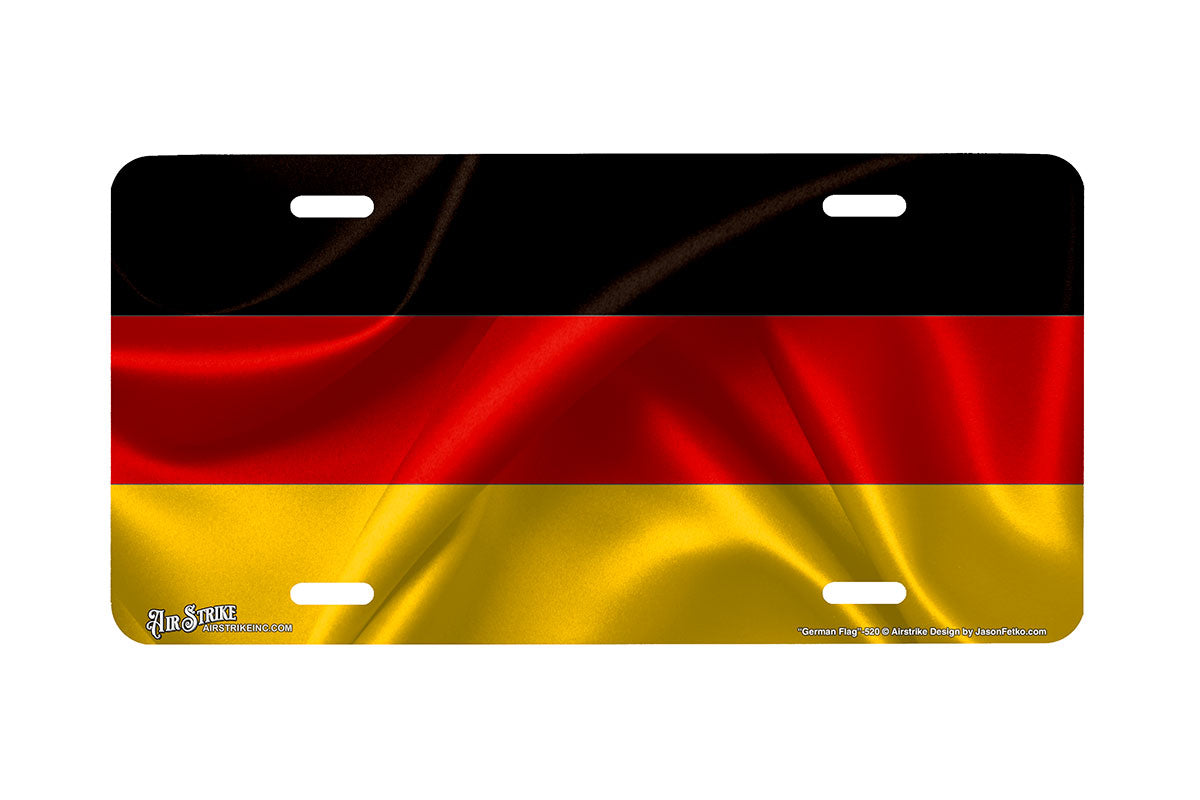 "German Flag" - Decorative License Plate