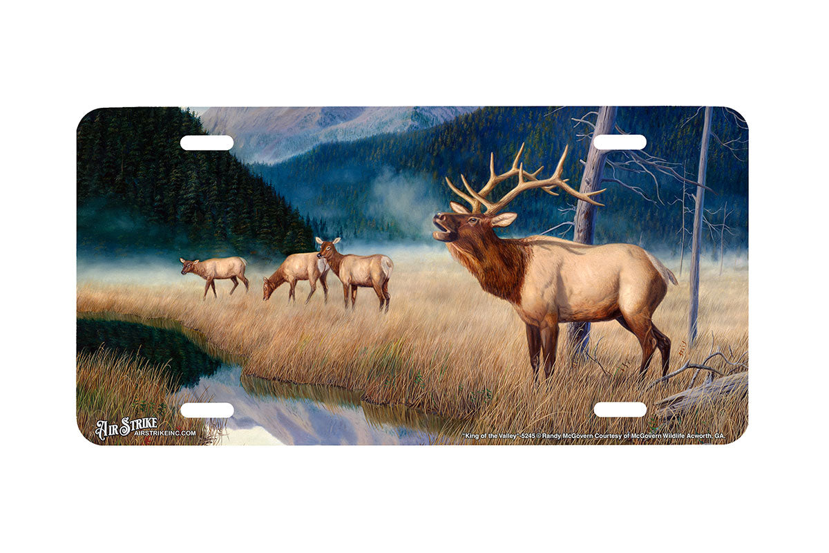 "King Of The Valley" - Decorative License Plate