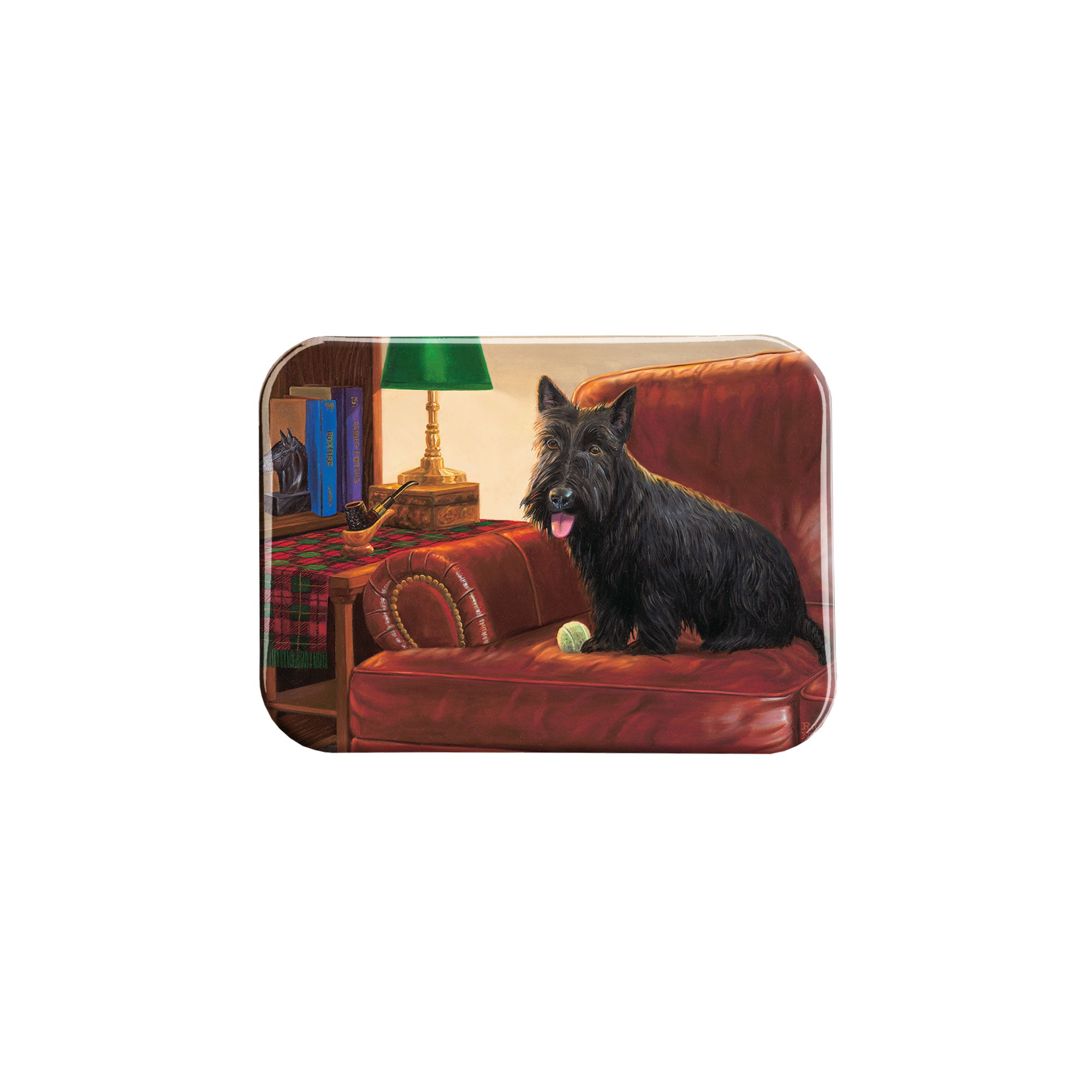 "I Rule This Couch" - 2.5" X 3.5" Rectangle Fridge Magnets