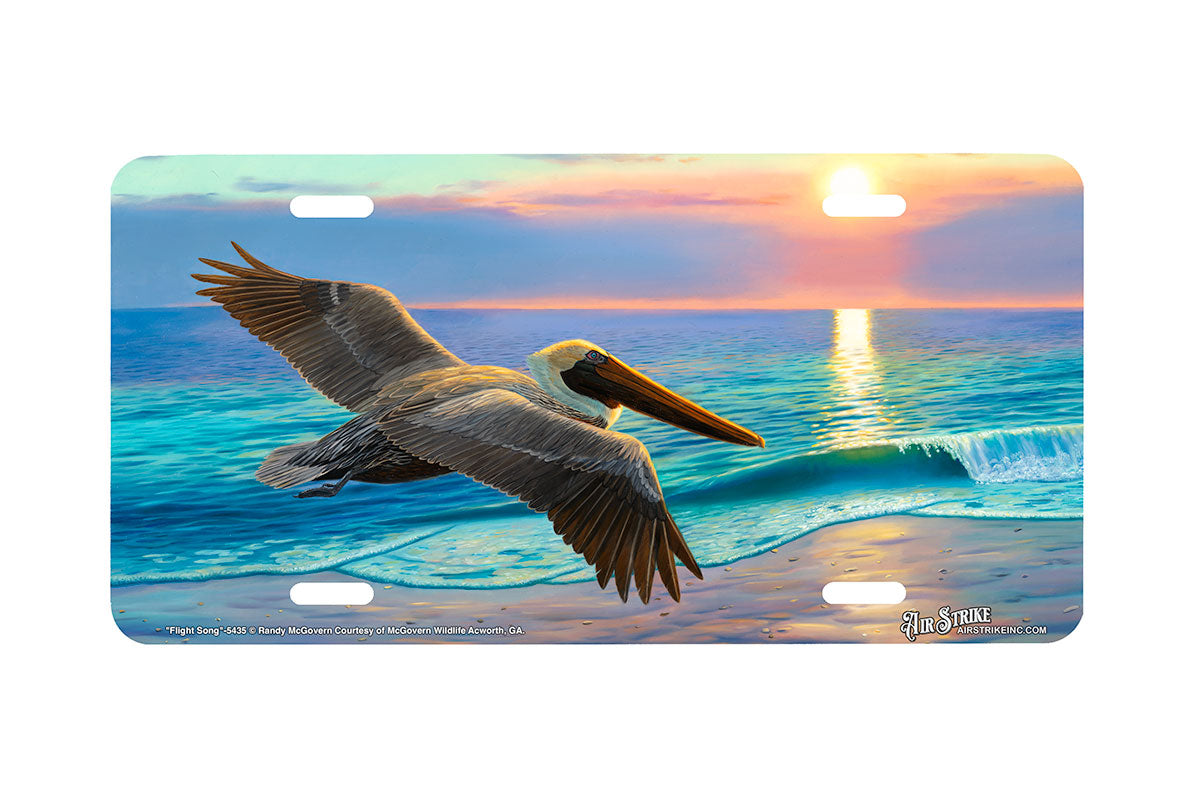 "Flight Song" - Decorative License Plate