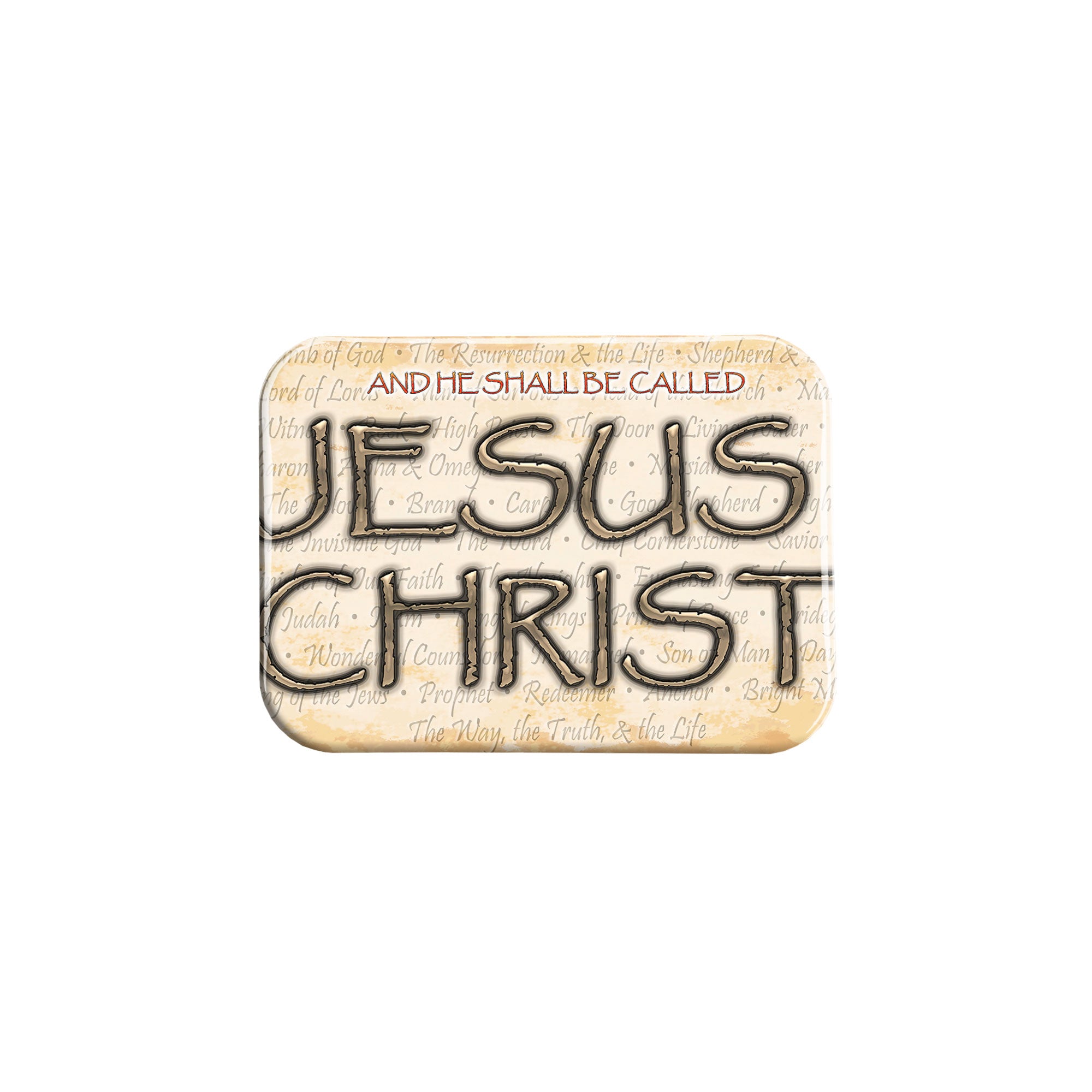 "Names of Jesus Christ" - 2.5" X 3.5" Rectangle Fridge Magnets