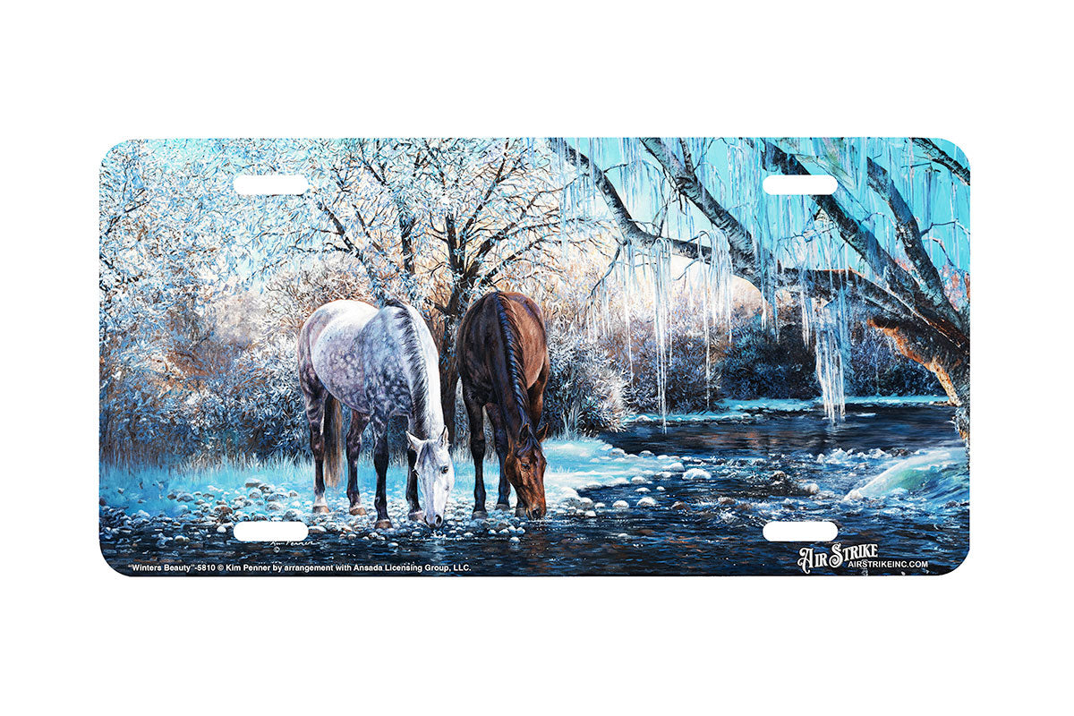 "Winter s Beauty" - Decorative License Plate