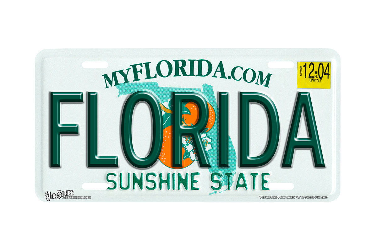 "Florida State Florida" - Decorative License Plate