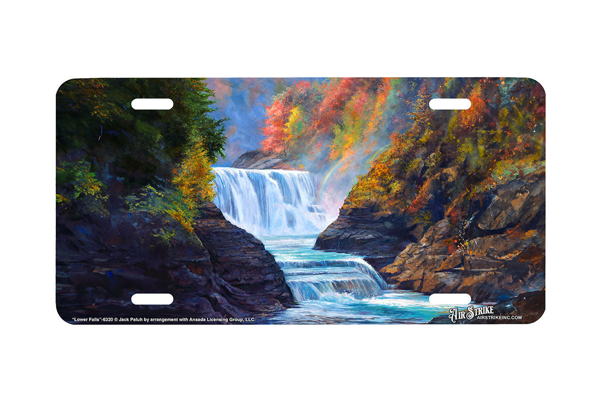 "Lower Falls" - Decorative License Plate