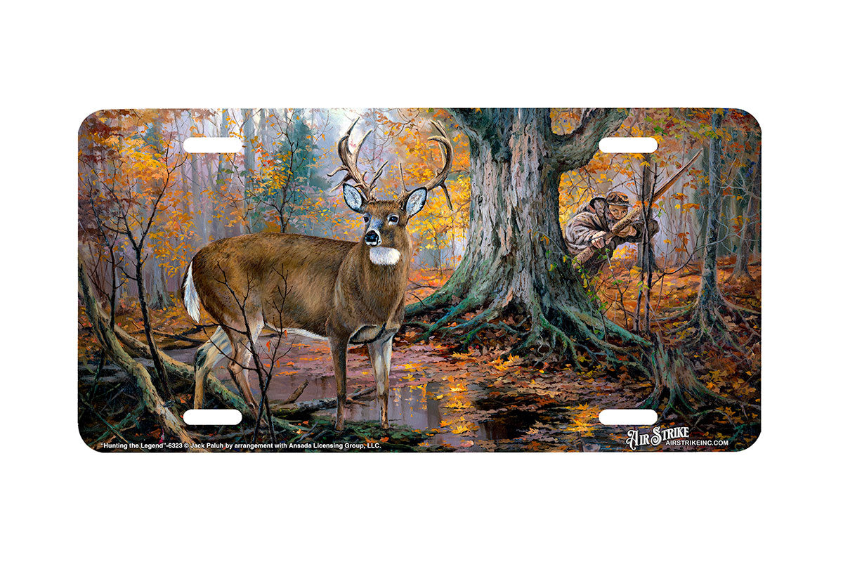 "Hunting The Legend" - Decorative License Plate