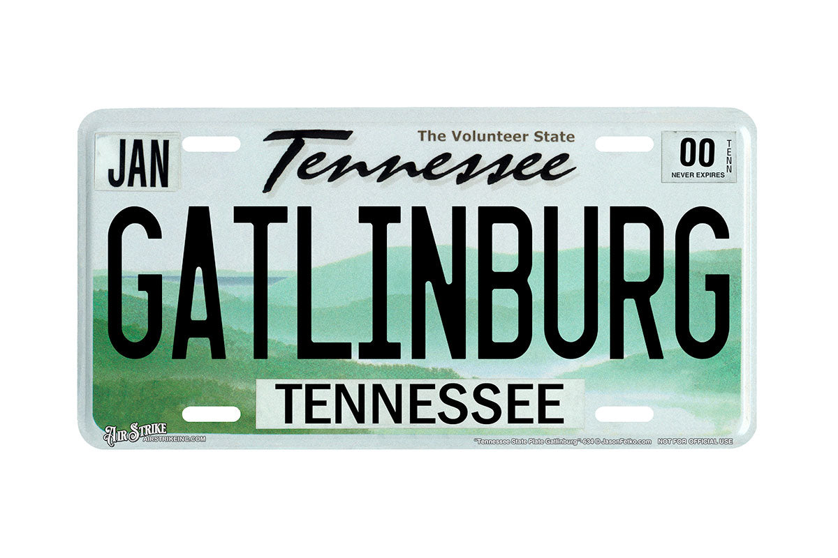 "Tennessee State Gatlinburg" - Decorative License Plate