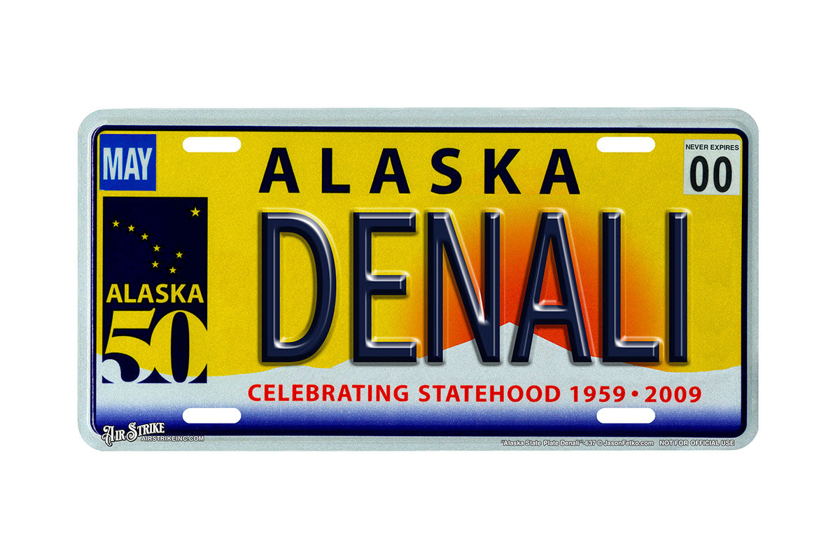 "Alaska State Denali" - Decorative License Plate