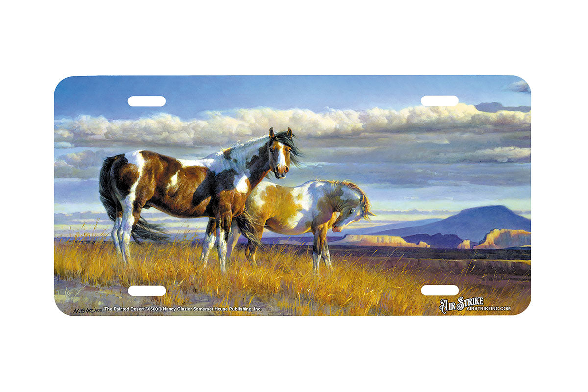 "The Painted Desert" - Decorative License Plate