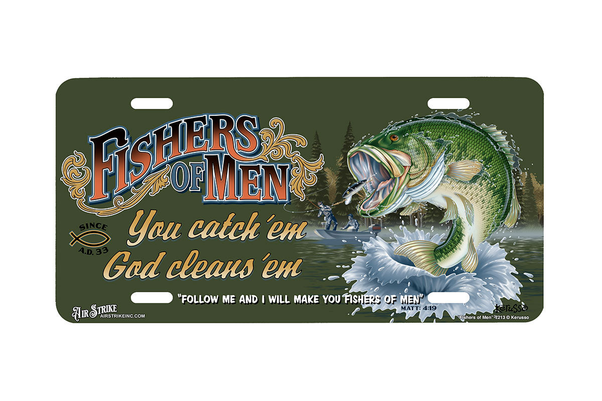 "Fishers of Men" - Decorative License Plate