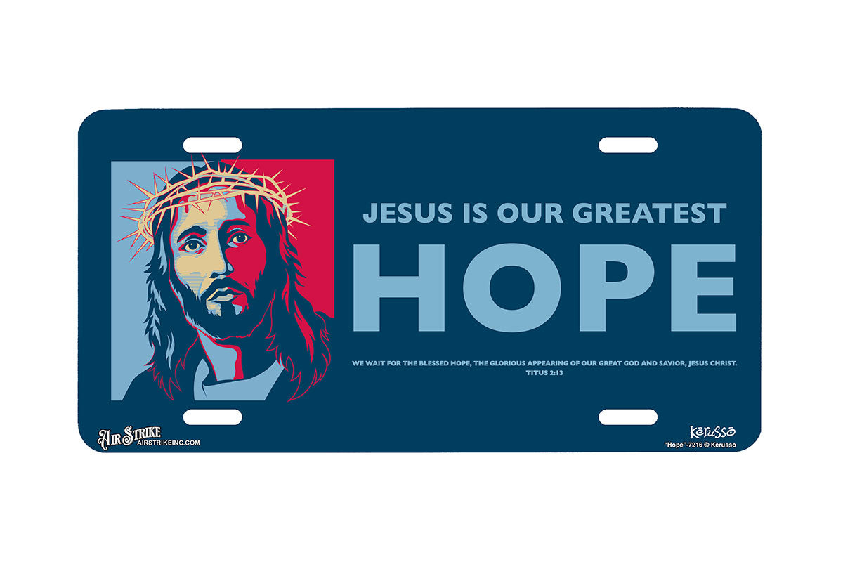 "Hope" - Decorative License Plate
