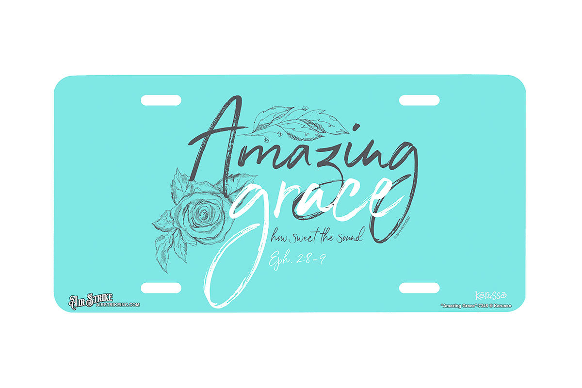 "Amazing Grace" - Decorative License Plate