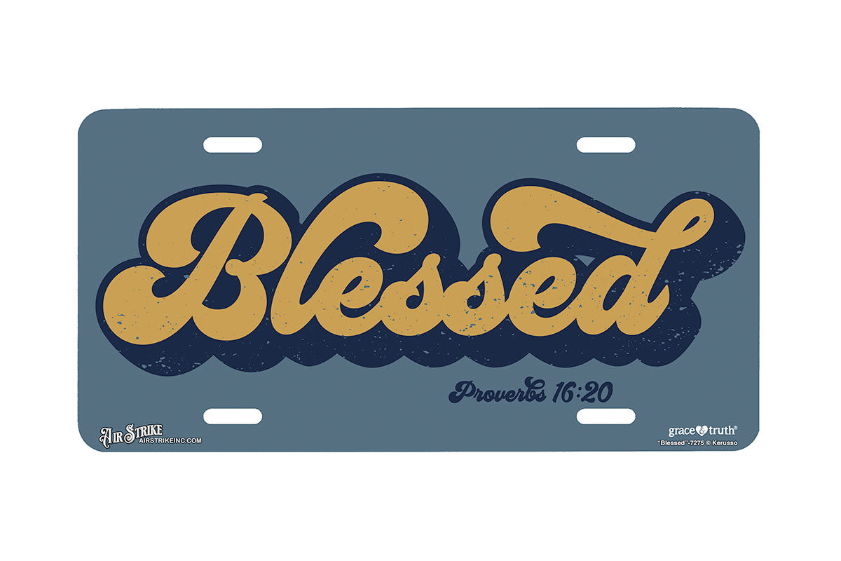 "Blessed" - Decorative License Plate