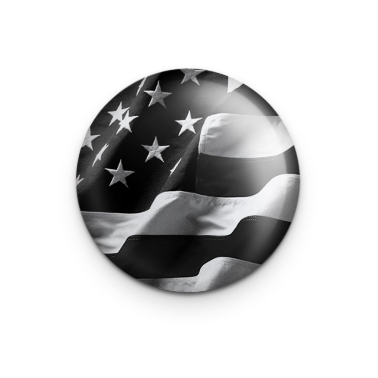 "American Black Flag" - 1" Round Pinback Button
