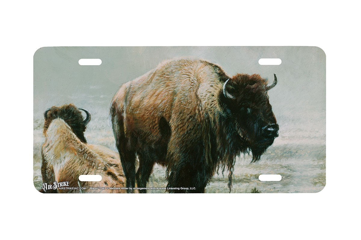 "Bison" - Decorative License Plate